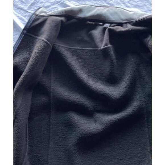 Swiss Tech Full Zip Neck Fleece Jacket Sweater Navy Pullover Mens sz small 34-36 - Picture 14 of 16